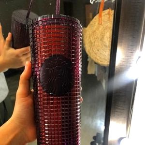 Burgundy Starbucks Tumblr cup